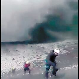 Alpinistas retan al Popocatépetl