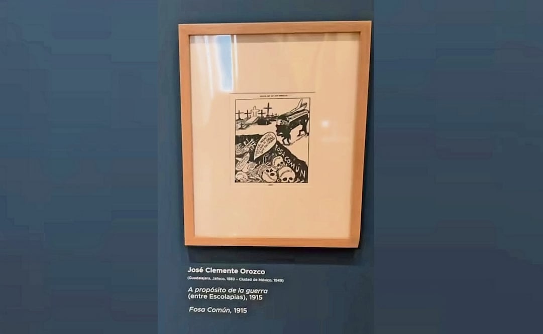 Video de redes sociales que señala el error del MUNAL: que José Clemente Orozco era de Guadalajara. Foto: Especial