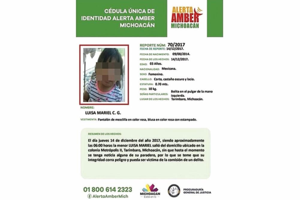 En la actuación ministerial se encontró el cuerpo de la menor, sin vida en la colonia Puertas del Sol propiedad de familiares del padrastro (ESPECIAL)