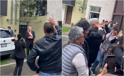 VIDEO: Así se despidió AMLO de sus vecinos previo a la toma de protesta de Claudia Sheinbaum