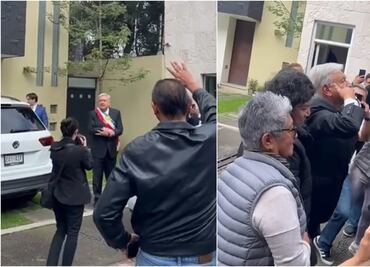 VIDEO: Así se despidió AMLO de sus vecinos previo a la toma de protesta de Claudia Sheinbaum