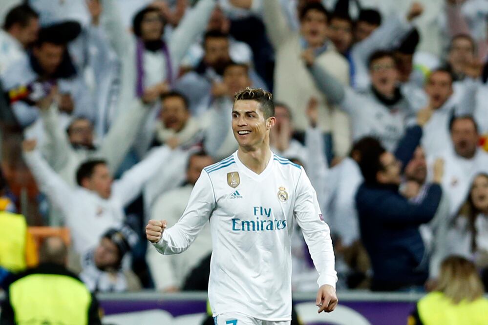 AP. Cristiano Ronaldo durante el triunfo del Real Madrid ante el PSG en los Octavos de Final de la Champions League 