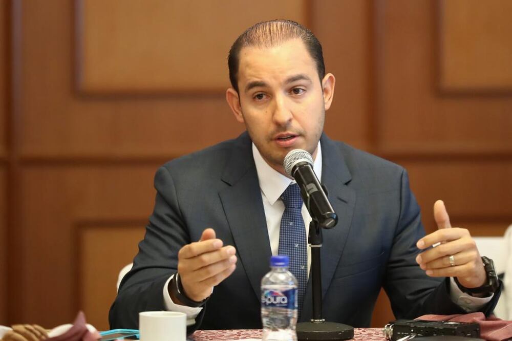 El coordinador de los diputados del PAN, Marko Cortés Mendoza. Foto: Lucía Godínez