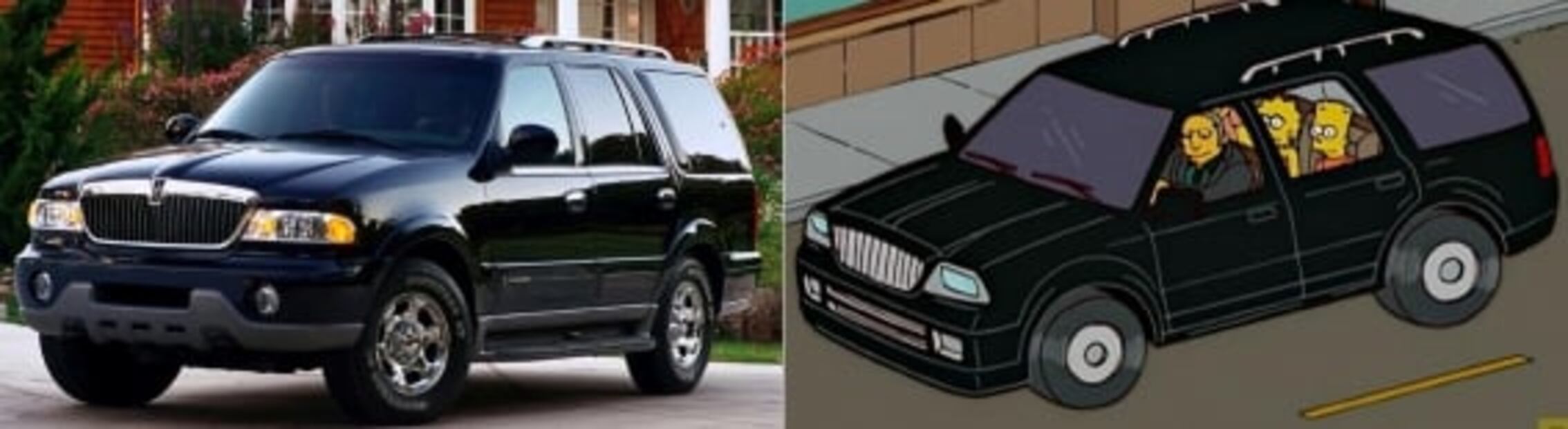 Los autos de Los Simpson en la vida real