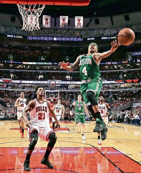 Thomas lució al sumar 33 puntos y siete asistencias (JONATHAN DANIEL. AFP)