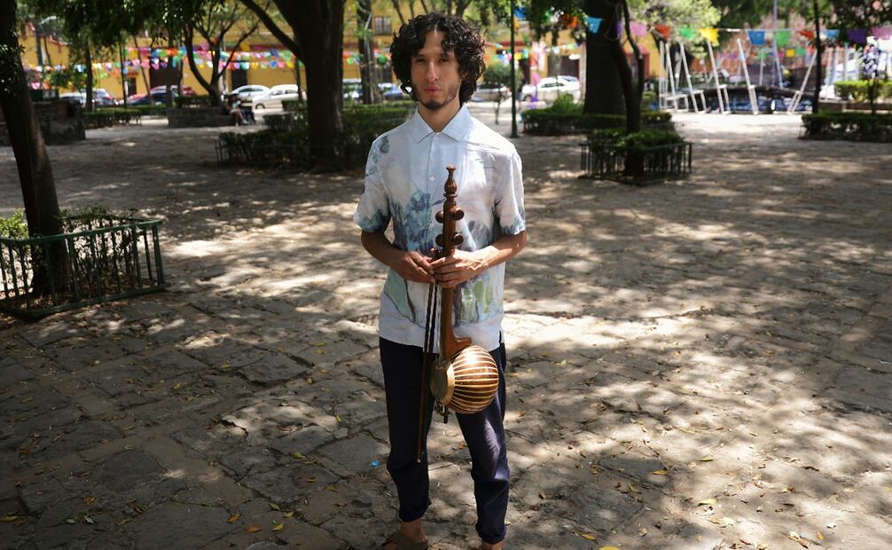 Retratos al artista Yunue Itsi por el álbum "Intifada México". Foto: Fernanda Rojas/ El Universal.