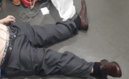 Hombre procedente de EU se desvanece en el AICM y causa temor entre testigos