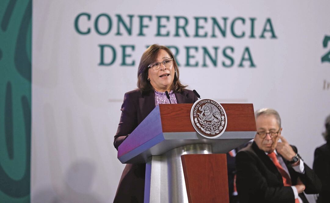Rocío Nahle, secretaria de Energía, aseguró que la CFE tiene la capacidad para generar la electricidad que México requiere. Foto: Diego Simón Sánchez. EL UNIVERSAL