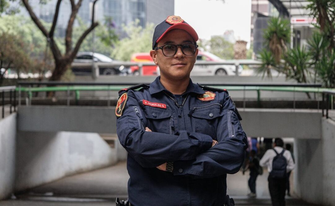 Orel Morales, primer PBI trans de la CDMX.  |  FOTO: Yaretzy Osnaya.