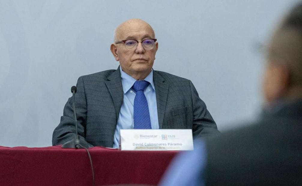 El auditor Superior de la Federación, David Colmenares, durante la Jornada Nacional de Capacitación del Fondo de Aportaciones para la Infraestructura Social (FAIS) 2026. Foto: Especial