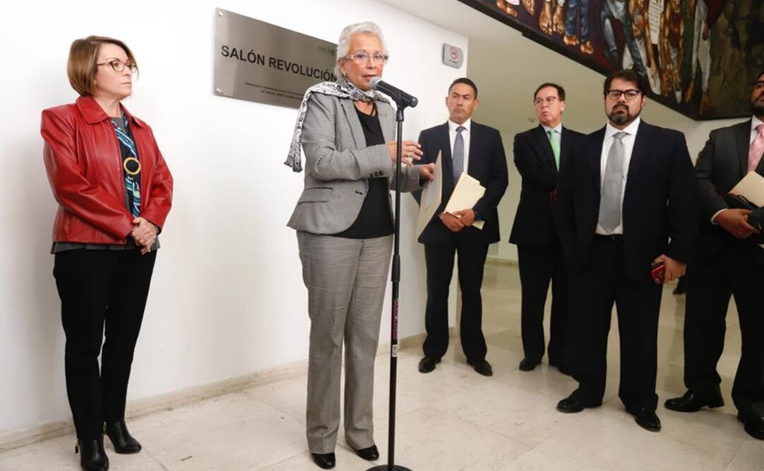 La titular de la Secretaría de Gobernación (Segob), Olga Sánchez Cordero (Foto: Berenice Fregoso / EL UNIVERSAL)