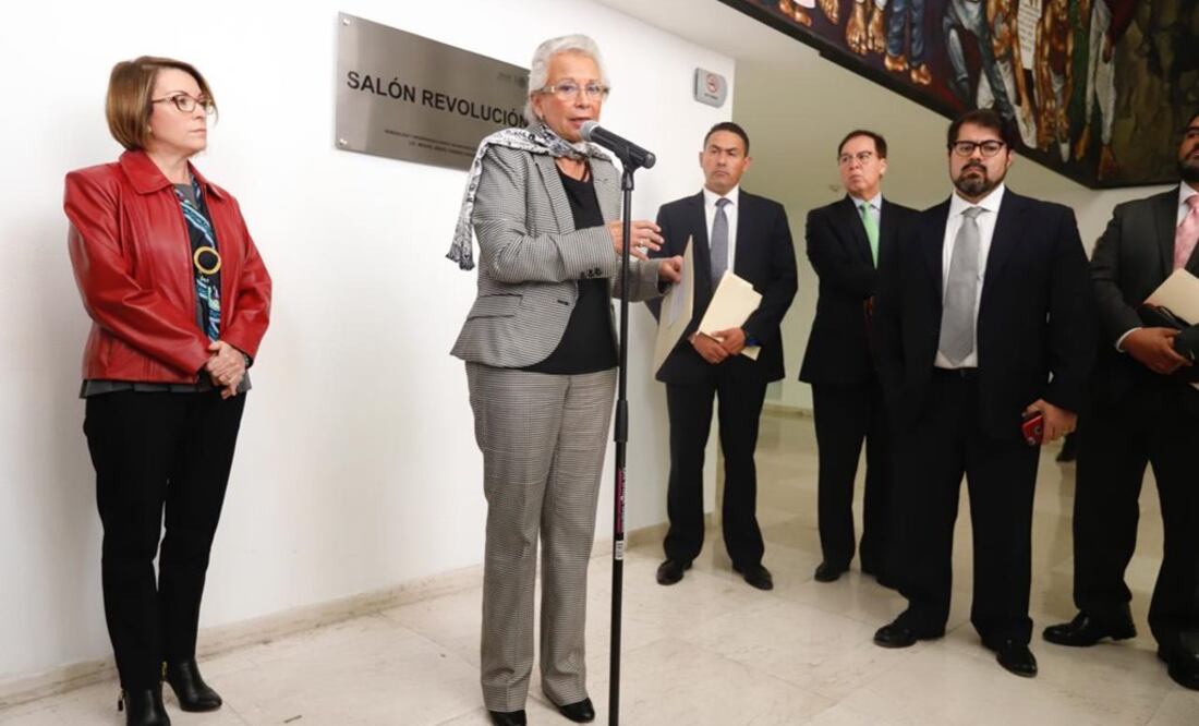 La titular de la Secretaría de Gobernación (Segob), Olga Sánchez Cordero (Foto: Berenice Fregoso / EL UNIVERSAL)