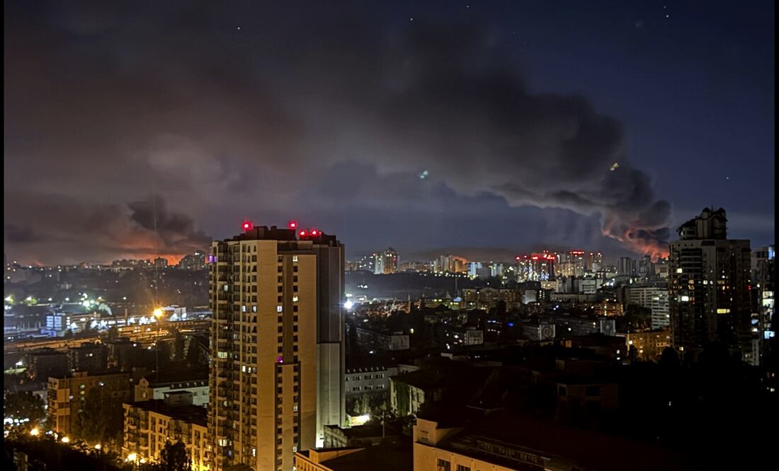 Ataque ruso en Ucrania.  Foto: AP