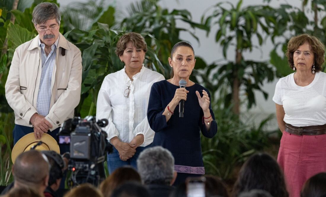 Presidenta Claudia Sheinbaum inaugura Universidad Rosario Castellanos en Chalco, Edomex. Foto: Hugo Salvador / EL UNIVERSAL