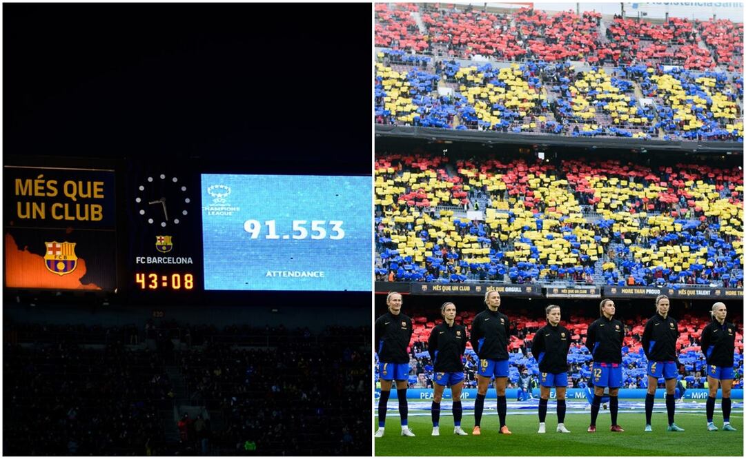 Barcelona vs Real Madrid Femenil impone récord mundial de asistencia / FOTO: ESPECIAL