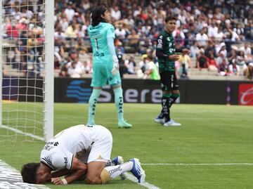 Pumas, también en caída libre; caen goleados 5-1 ante Santos