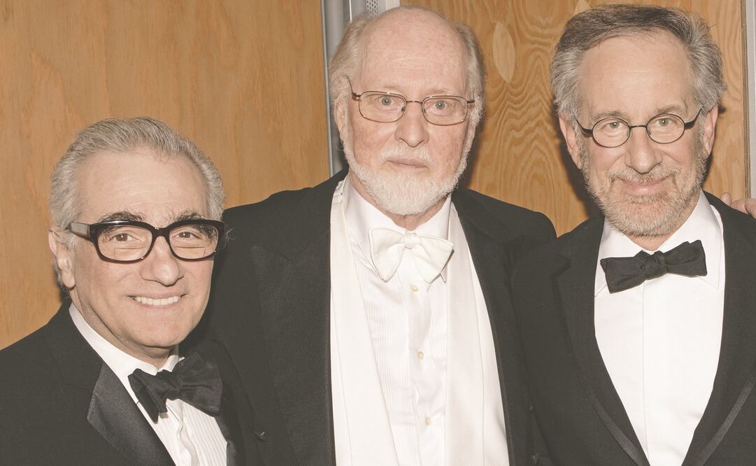 Martin Scorsese, el compositor John Williams y Steven Spielberg (AP ARCHIVO EL UNIVERSAL)