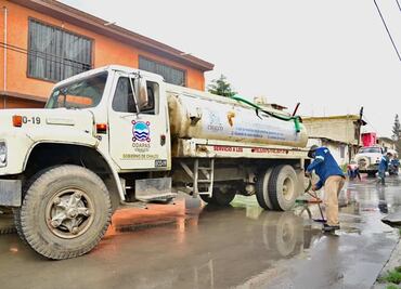 Luego de 50 horas concluyen limpieza tras inundaciones en Chalco