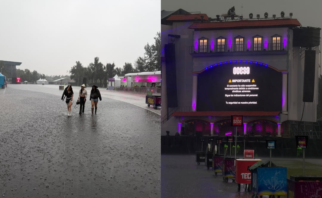 El segundo día de actividades se vio afectado por las fuertes lluvias. Foto: César González/ EL UNIVERSAL.