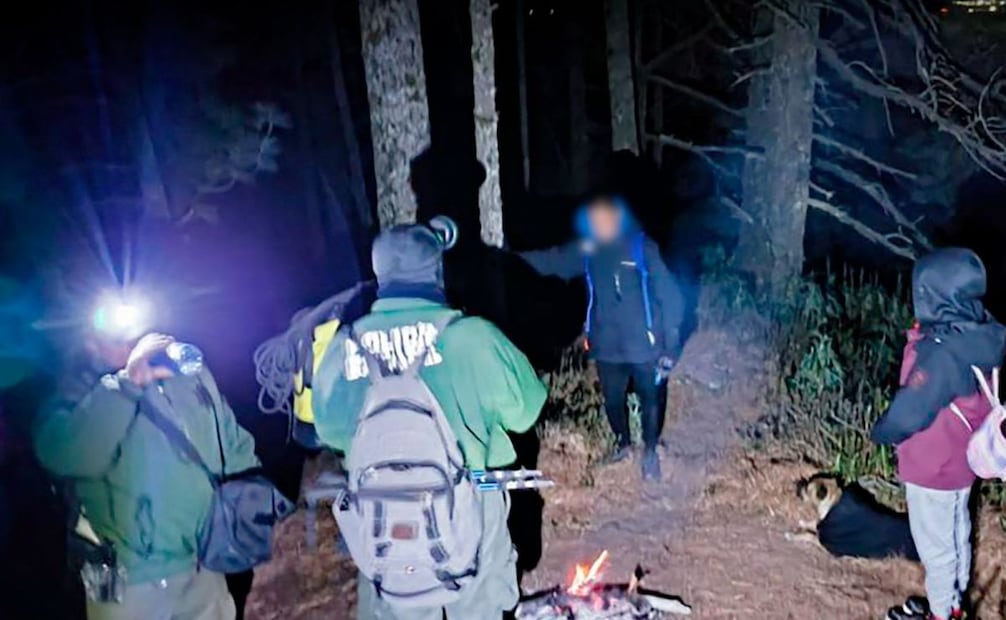En el operativo de búsqueda participaron elementos de la Policía Estatal Forestal poblana, la Policía Estatal de Montaña tlaxcalteca y autoridades federales (05/02/2026). Foto: Especial