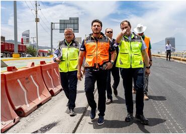 Samuel García anuncia apertura de carriles exprés en Morones Prieto en Monterrey, dañados tras paso de "Alberto"