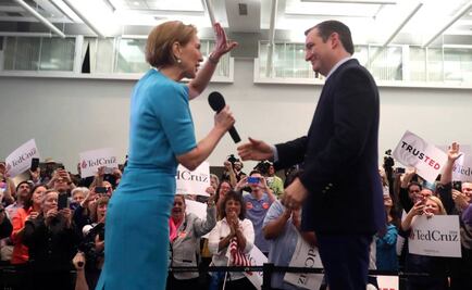La exaspirante Carly Fiorina apoya a Ted Cruz