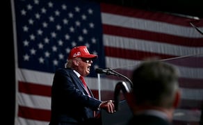 Trump en un mitin en Gastonia, Carolina del Norte.(16/09/26) Foto: AFP