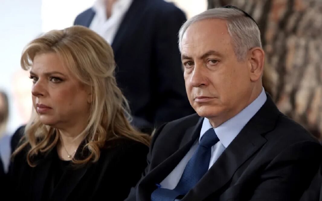 Sara y Benjamin Netanyahu, premier israelí. Foto: AFP