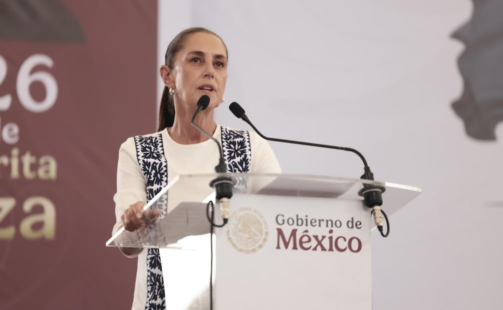 La presidenta Claudia Sheinbaum en gira de rendición de cuentas en Oaxaca el 11 de septiembre de 2026. Foto: Presidencia