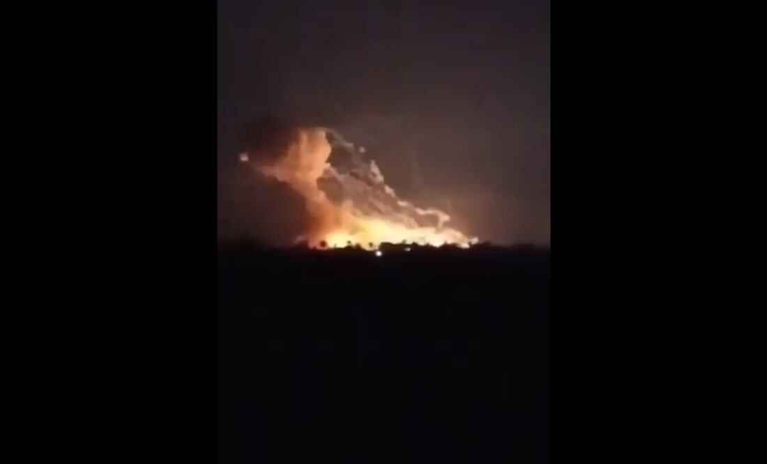 El ataque se produce un día después de que las autoridades iraquíes afirmaran que una persona murió y otras ocho resultaron heridas en una explosión en una base militar de Irak. Foto: Captura video