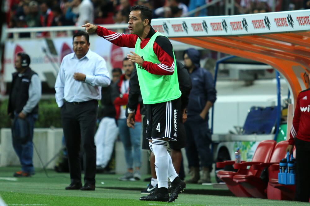 Twitter. Márquez durante el juego de Copa MX entre Chivas y Atlas