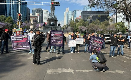 Conductores de Uber causan afectaciones viales en Polanco; policía capitalina tiene breve enfrentamiento