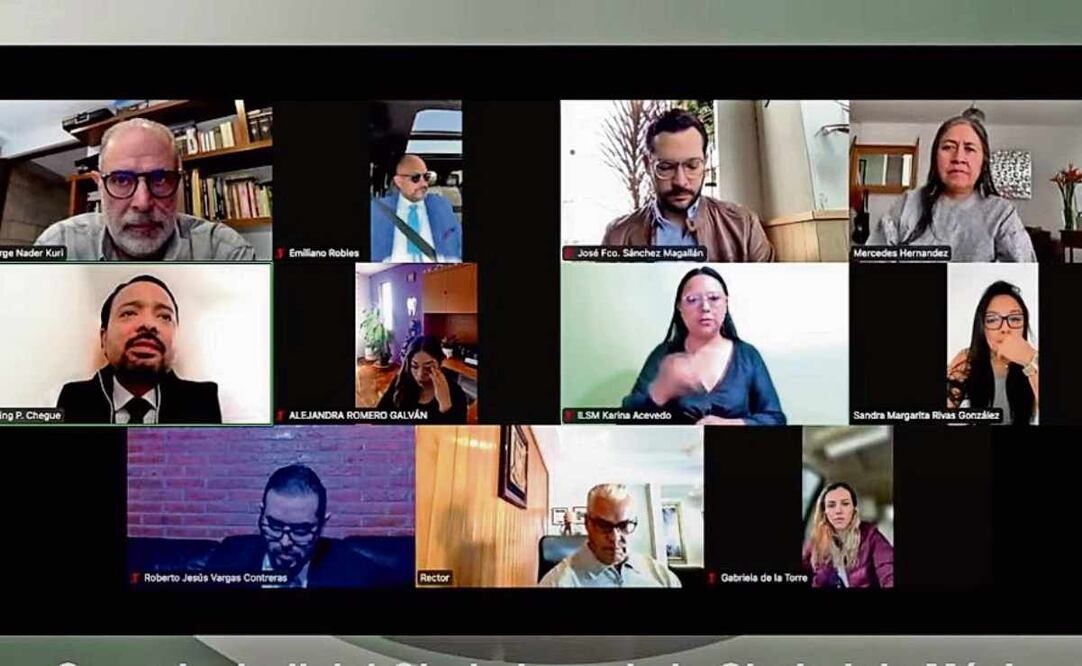 El CJC realizó una reunión virtual en la que se seleccionó a las personas que pasaron a la siguiente fase para ocupar las fiscalías especializadas. Foto: Especial