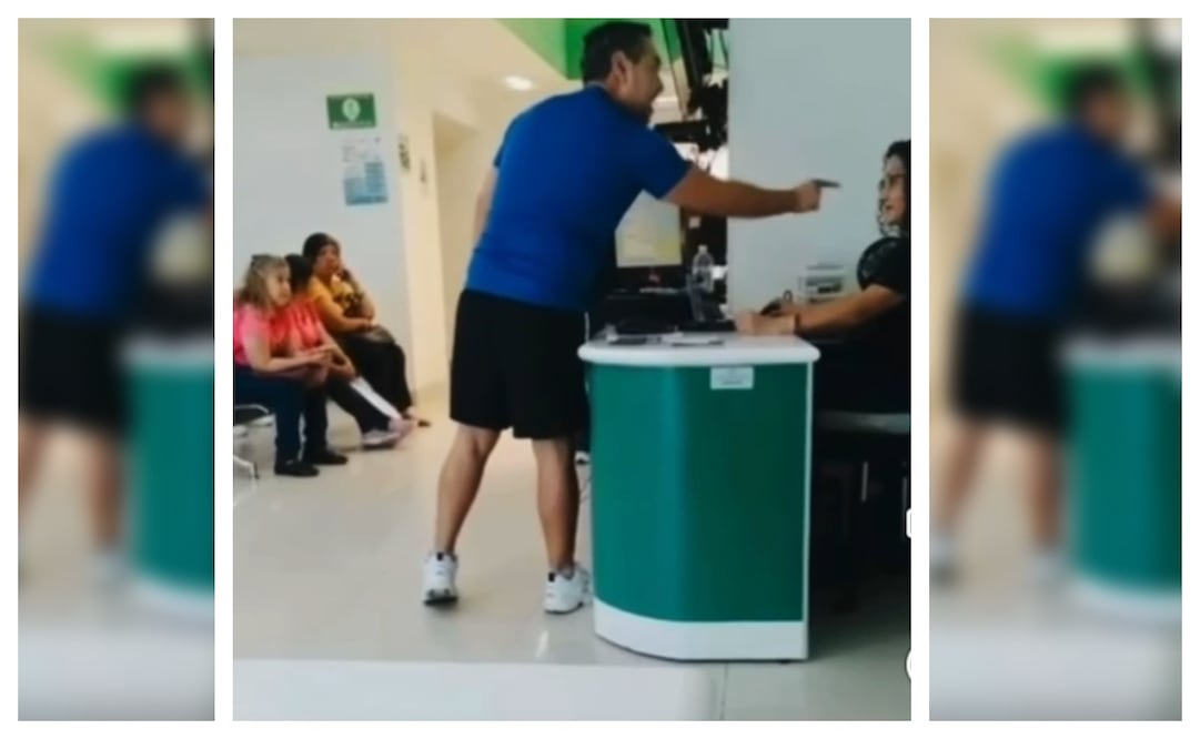 Te voy a matar!: estalla escándalo en IMSS de SLP tras agresión a trabajadora. Foto: Captura de pantalla.