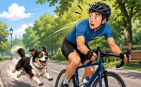 ¿Por que los perros cuando ven a alguien en bicicleta lo persiguen? te contamos sus razones