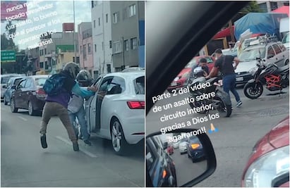 Cayó hombre que asaltó con violencia a conductor en Circuito Interior