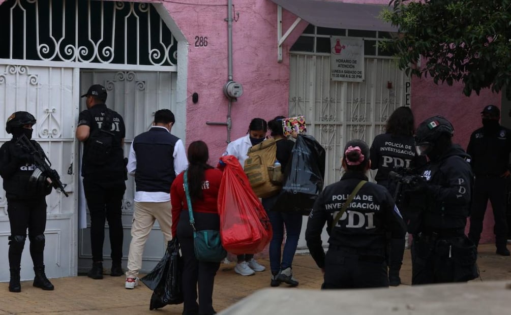  Durante la intervención se localizaron indicios relevantes y se resguardó a un perro en el inmueble. | Foto: Osmar Alvarado | El Universal