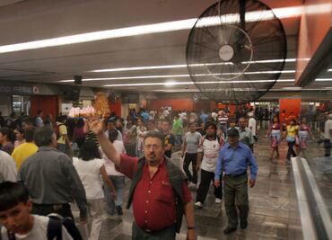 Calor en CDMX: reactivan 430 bebederos y 91 ventiladores en estaciones del Metro