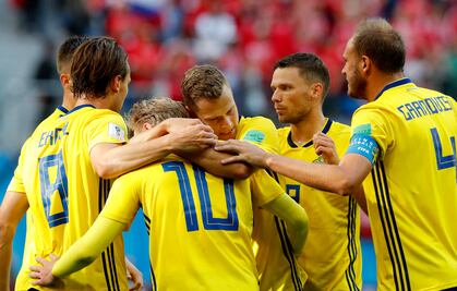 Suecia derrota a Suiza y avanza a los cuartos de final