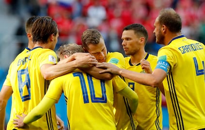Suecia derrota a Suiza y avanza a los cuartos de final