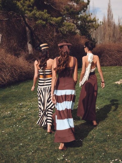 Vestidos de su colección Óleo. Foto: Especial