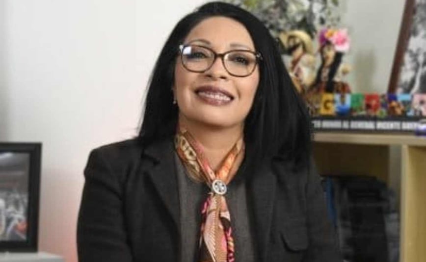 La consejera Jurídica del Ejecutivo Federal, Esthela Damián Peralta. Foto: Tomada de la cuenta de X de @esthela_damian