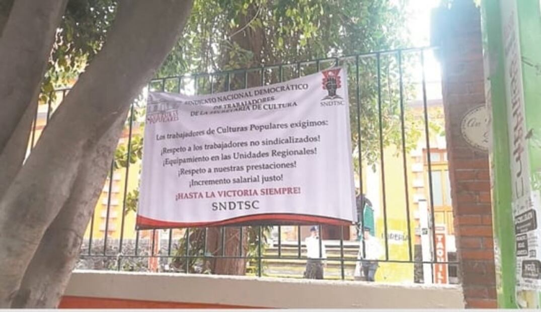 Sindicato pone en jaque a la Secretaría de Cultura