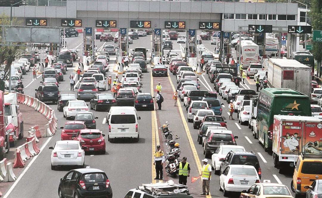 Implementan carriles reversibles en salida a Cuernavaca