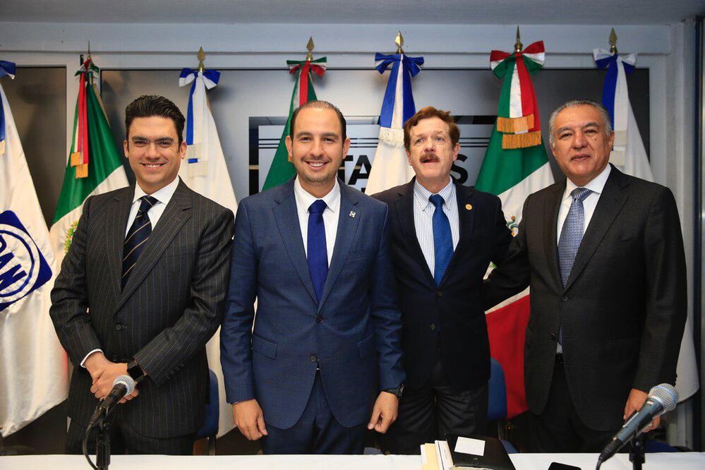 El presidente nacional del PAN, Marko Cortés. Foto: Horacio Jiménez