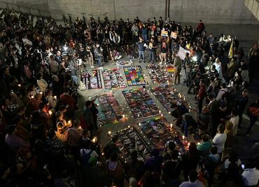 Magistrade Ociel Baena; con velada y marcha exigen se esclarezca su muerte