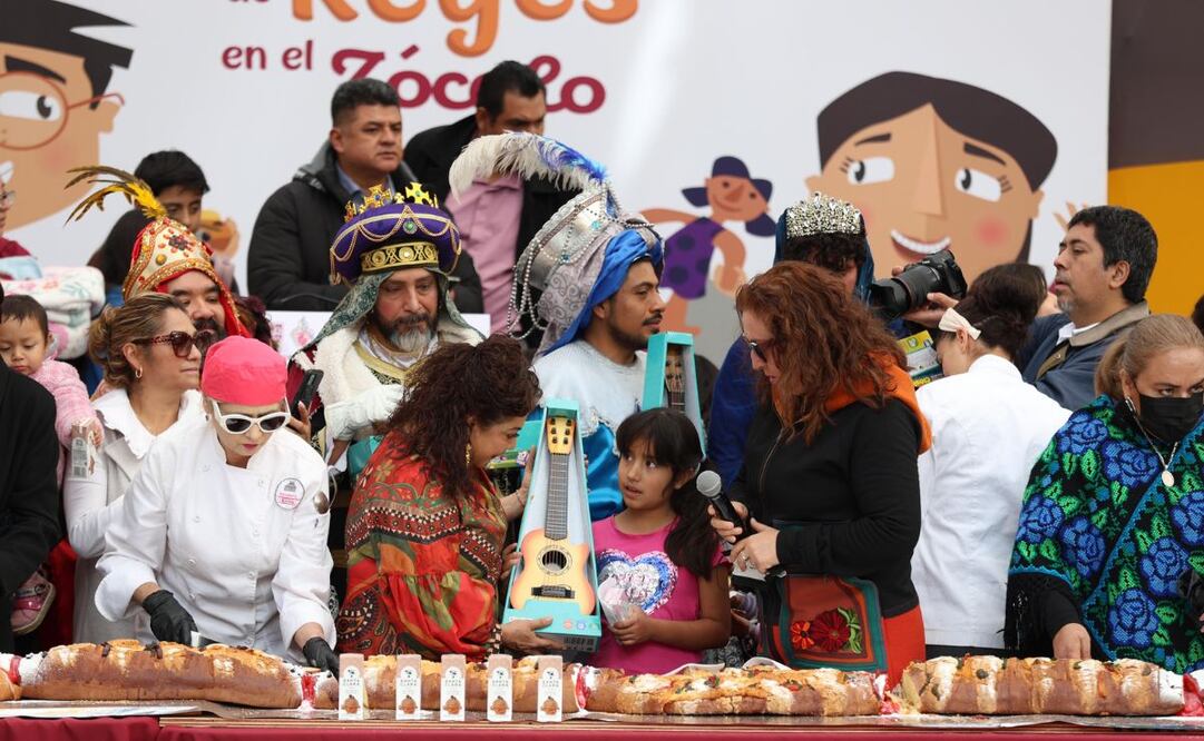 Día de Reyes en el Zócalo de la CDMX