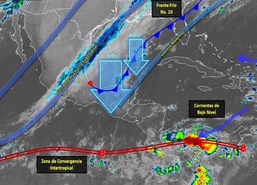 Cae aguanieve en Guanajuato por tormenta invernal y frente frío número 10