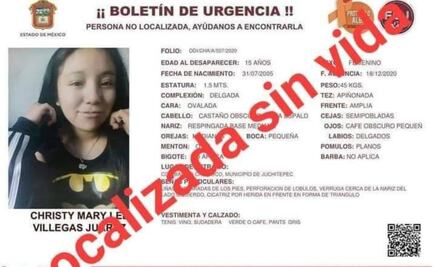Hallan sin vida a Christy Mary, menor desaparecida en Juchitepec, Edomex 