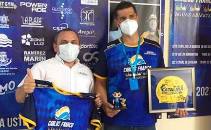 Nadador yucateco se alista para cruzar el estrecho de Gibraltar y la Antártida